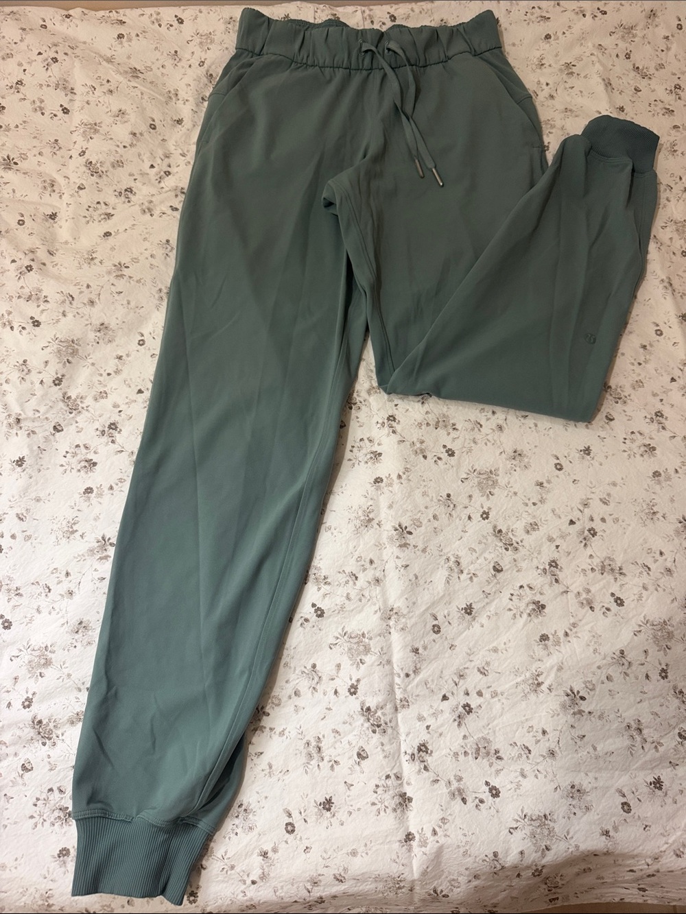 lululemon athletica Sage Green Drawstring Joggers